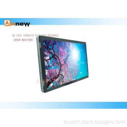 26 Inch 1920x1080 IP65 Sunlight Readable LCD Monitor With I